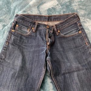 Levi’s Selvedge 514 Mens 30x34 Denim jean.